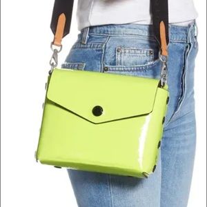 Rag & Bone Atlas Neon Leather Shoulder Bag